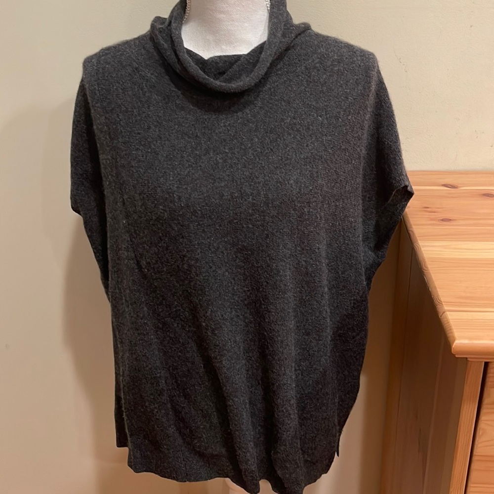 Anthropologie Gray 100% Cashmere Sweater XS